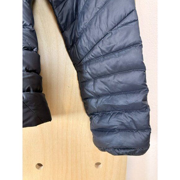 Women's Patagonia Down Sweater Hoody Size S Black Puffer Jacket Packable Hoodie - Picture 7 of 16
